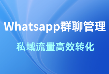 大麦WhatsApp群控系统——打造你的海外"带货战队"