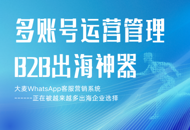 WhatsApp多账号管理难？免费体验这个B2B出海神器！