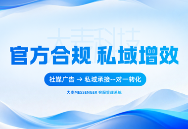 官方合规+精准触达，大麦Messenger帮你做高转化私域